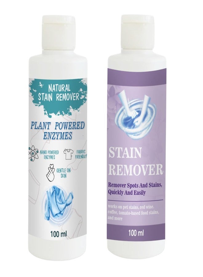 TOOVUS Stain Remover Combo Pack of Shirt and Purple Stain Remover | Multi-Surface Cleaning Solution for Clothes, Fabrics, Upholstery (100 g Each) - Image 1